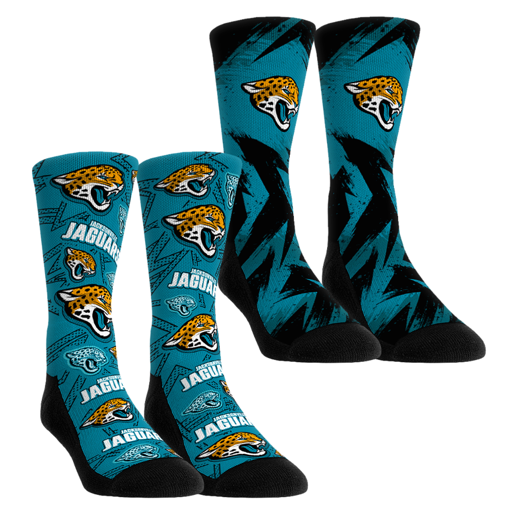 Rock 'Em Socks Rock 'Em Socks Jacksonville Jaguars - Game Day 2-Pack — main product shot
