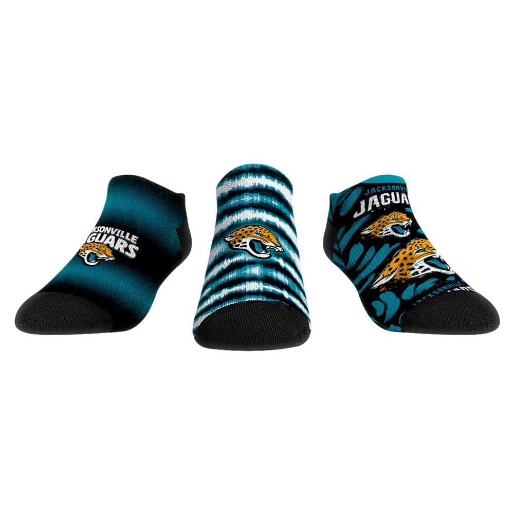 Rock 'Em Socks Jacksonville Jaguars - Low Cut - Make Some Noise (3-Pack) — main product shot