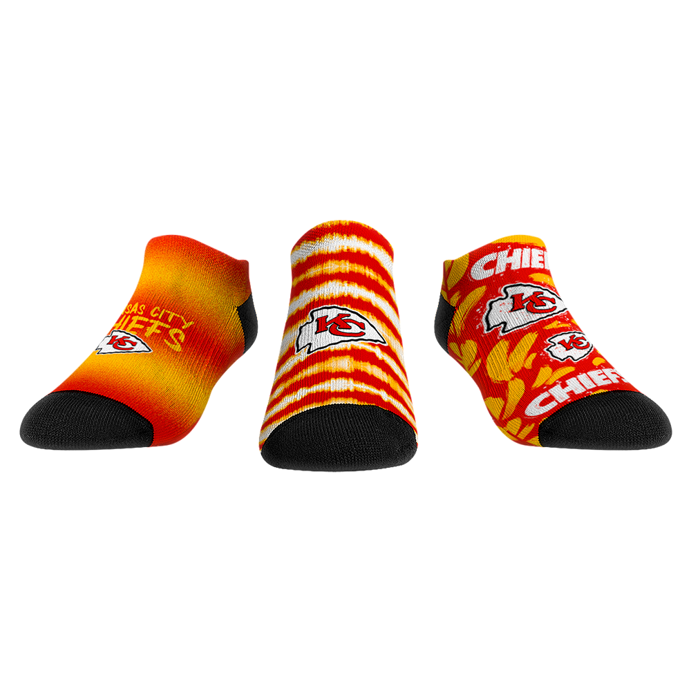 Rock 'Em Socks Kansas City Chiefs - Low Cut - Make Some Noise (3-Pack) — main product shot