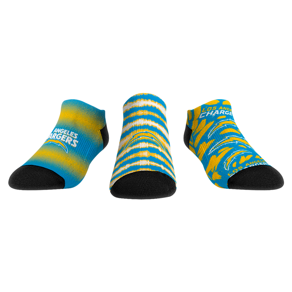 Rock 'Em Socks Los Angeles Chargers - Low Cut - Make Some Noise (3-Pack) — main product shot