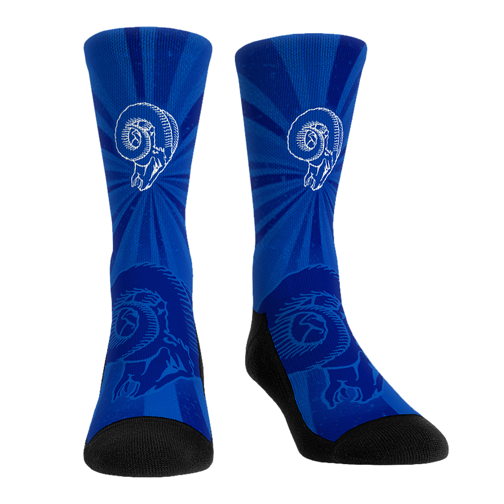 Rock 'Em Socks Rock 'Em Socks Los Angeles Rams - Throwback Swirl — main product shot