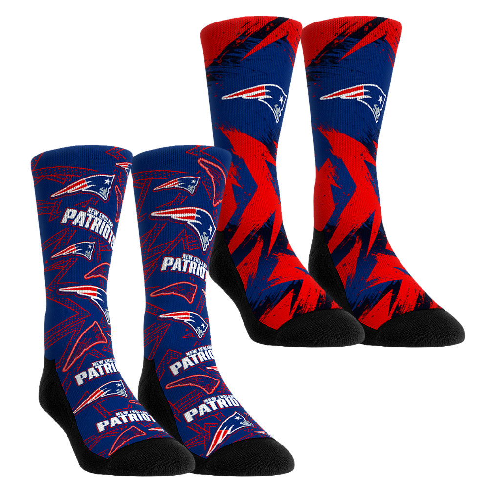 Rock 'Em Socks Rock 'Em Socks New England Patriots - Game Day 2-Pack — main product shot