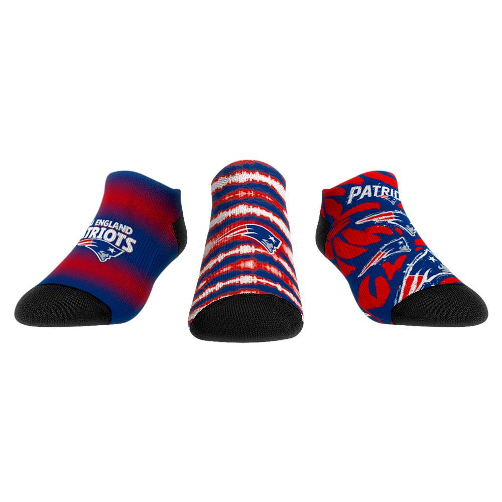 Rock 'Em Socks New England Patriots - Low Cut - Make Some Noise (3-Pack) — main product shot
