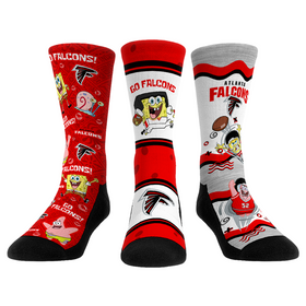 Rock 'Em Socks Atlanta Falcons - SpongeBob SquarePants  - 3-Pack