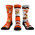 Rock 'Em Socks Cincinnati Bengals - SpongeBob SquarePants  - 3-Pack — main product shot