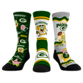 Rock 'Em Socks Green Bay Packers - SpongeBob SquarePants  - 3-Pack — main product shot