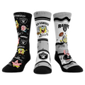 Rock 'Em Socks Las Vegas Raiders - SpongeBob SquarePants  - 3-Pack — main product shot