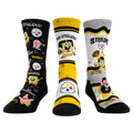 Rock 'Em Socks Pittsburgh Steelers - SpongeBob SquarePants  - 3-Pack — main product shot