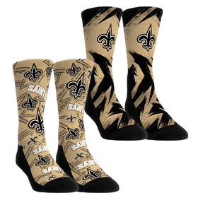 Rock 'Em Socks New Orleans Saints - Game Day 2-Pack