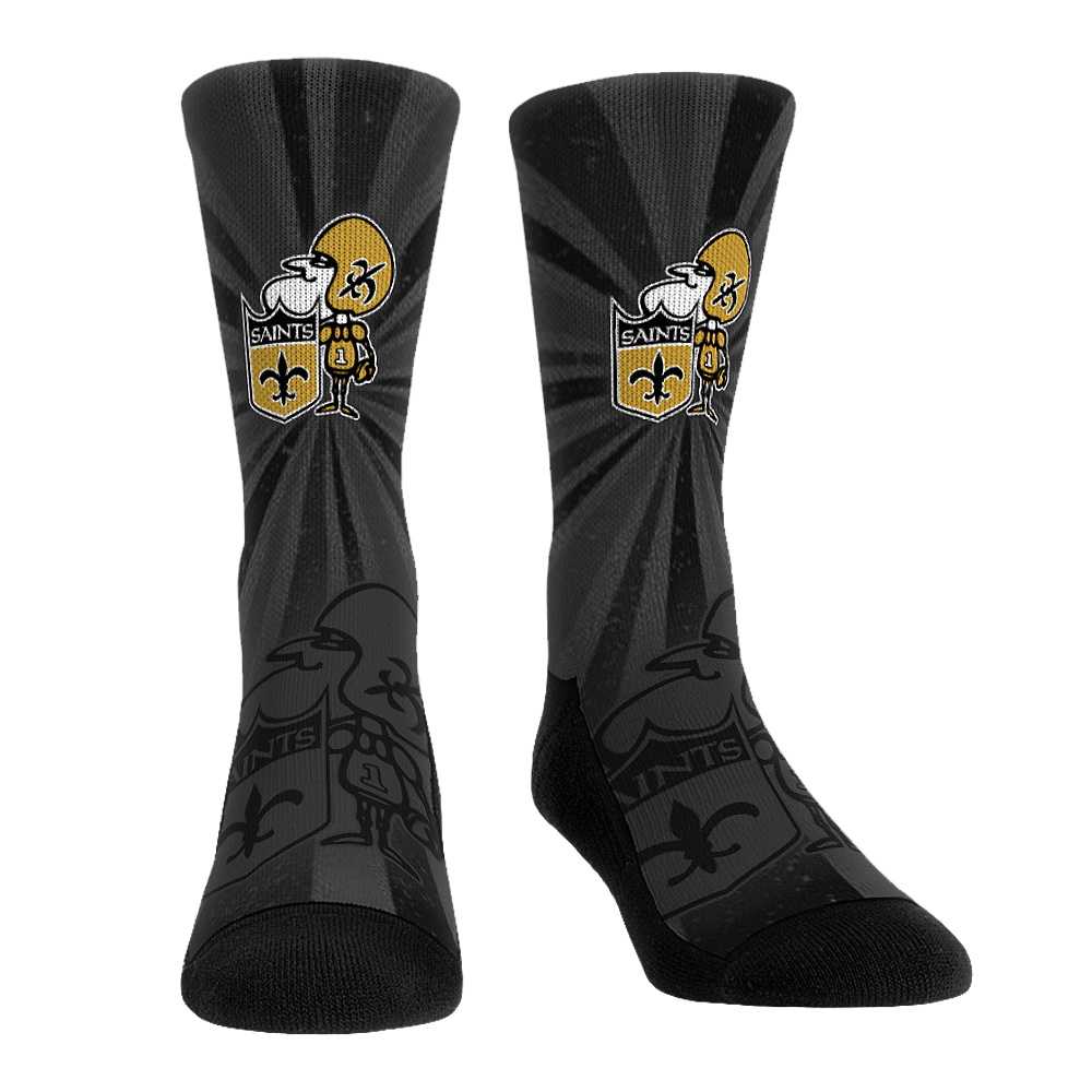 Rock 'Em Socks Rock 'Em Socks New Orleans Saints - Throwback Swirl — main product shot