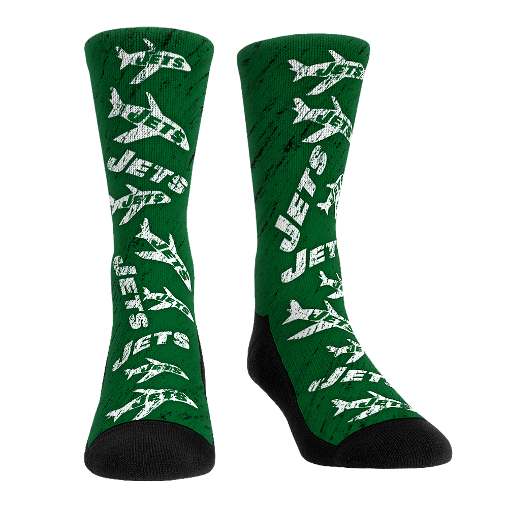 Rock 'Em Socks Rock 'Em Socks New York Jets - Throwback All-Over — main product shot