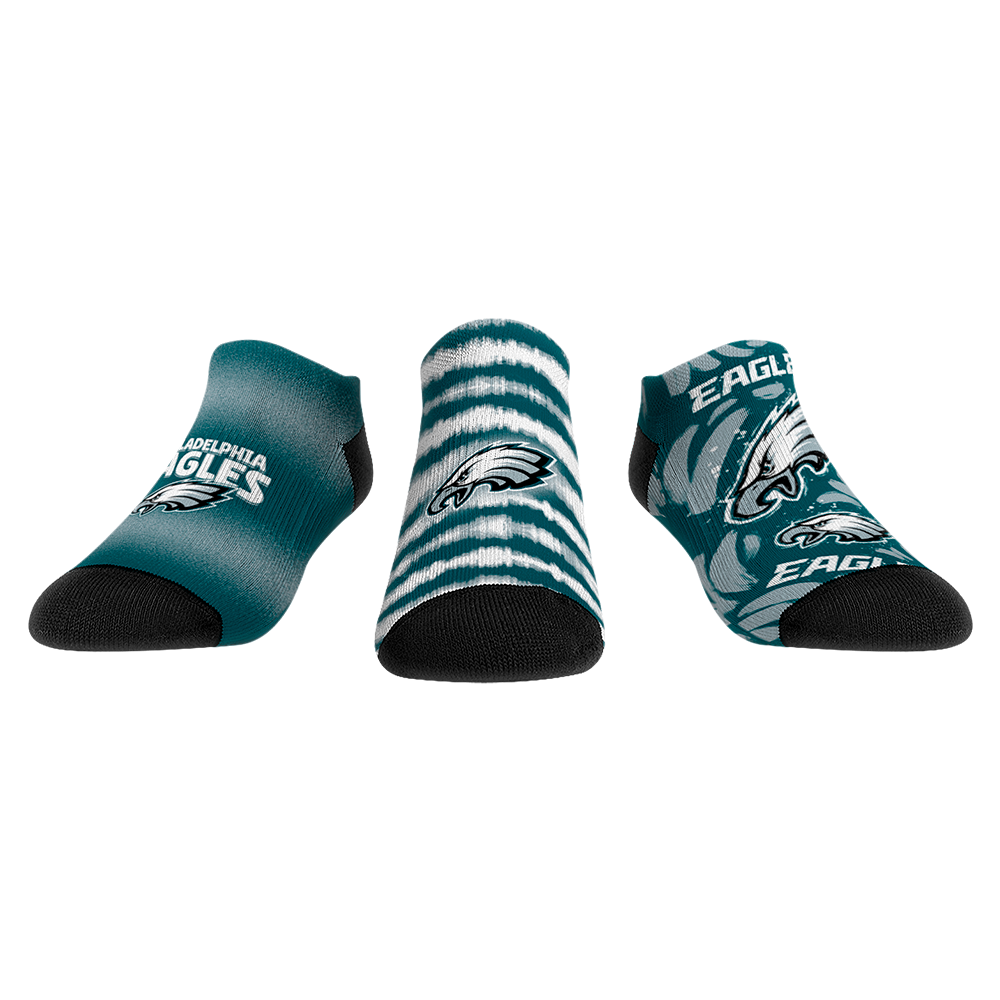 Rock 'Em Socks Philadelphia Eagles - Low Cut - Make Some Noise (3-Pack) — main product shot