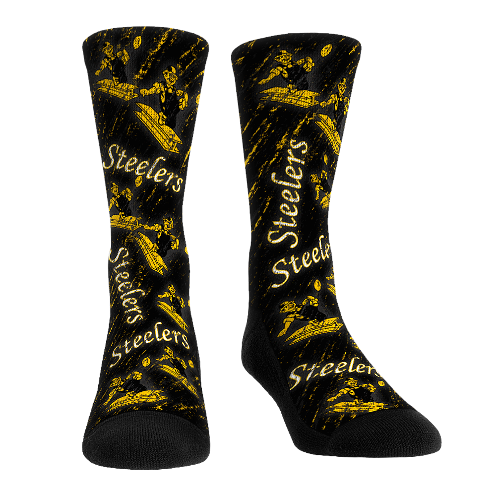 Rock 'Em Socks Pittsburgh Steelers - Throwback All-Over