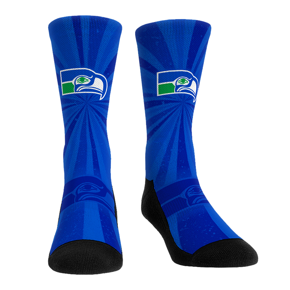 Rock 'Em Socks Rock 'Em Socks Seattle Seahawks - Throwback Swirl — main product shot