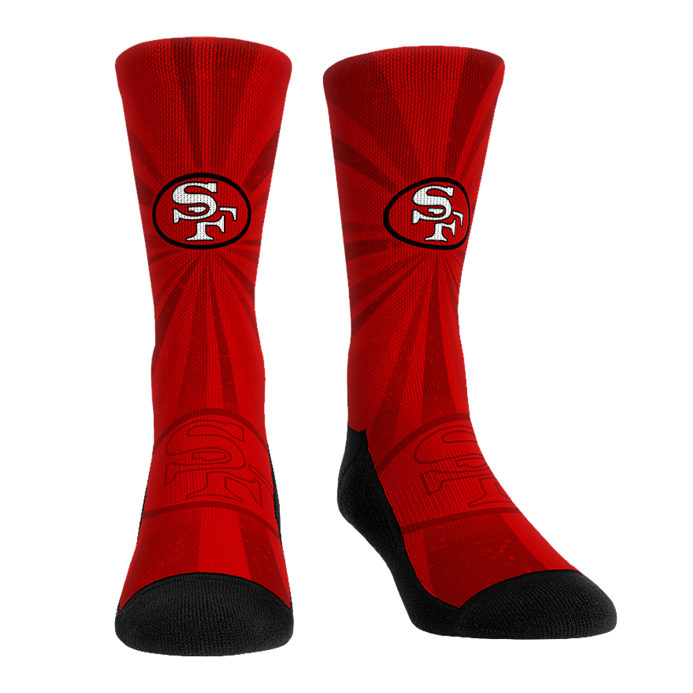 Rock 'Em Socks Rock 'Em Socks San Francisco 49ers - Throwback Swirl — main product shot