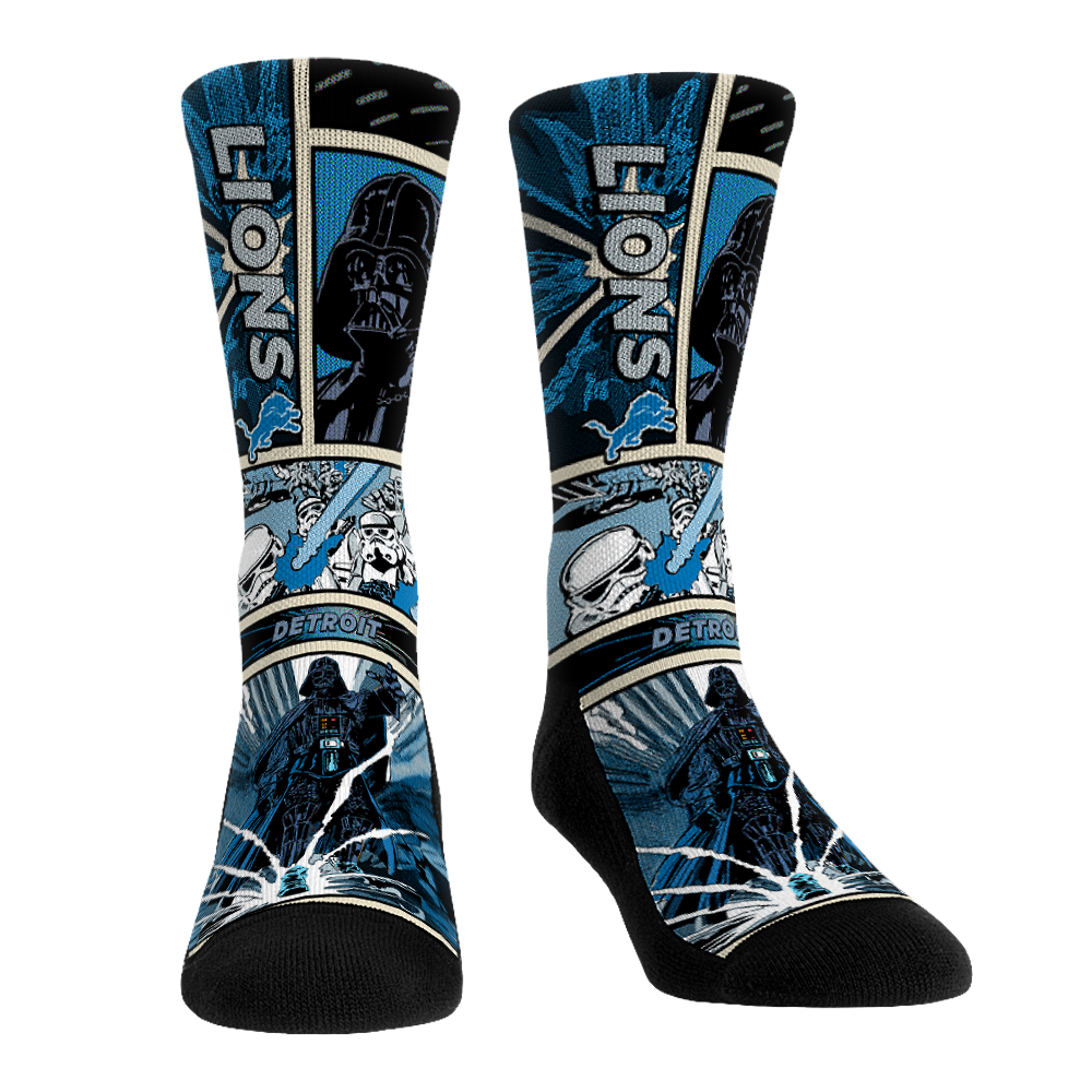 Rock 'Em Socks Rock 'Em Socks Detroit Lions - Star Wars  - Empire Comic Strip — main product shot