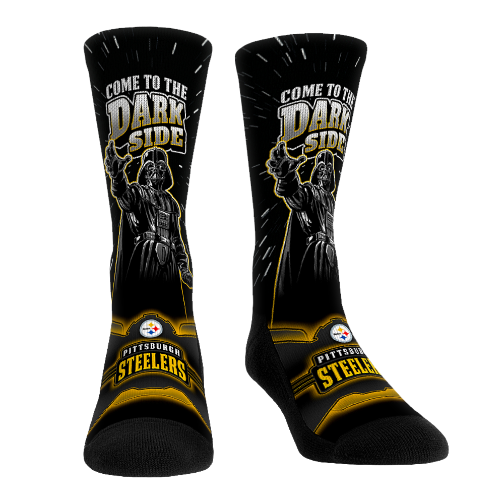 Rock 'Em Socks Rock 'Em Socks Pittsburgh Steelers - Star Wars  - Dark Side — main product shot