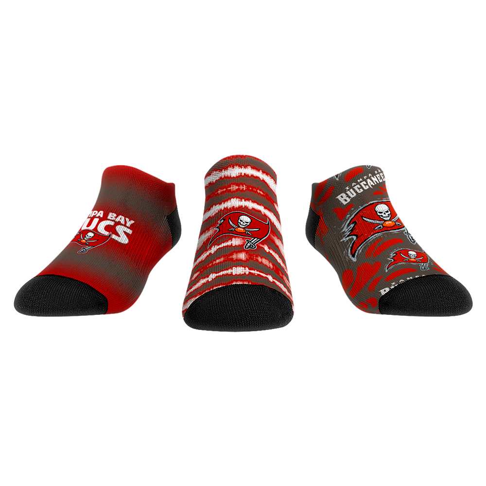 Rock 'Em Socks Tampa Bay Buccaneers - Low Cut - Make Some Noise (3-Pack) — main product shot