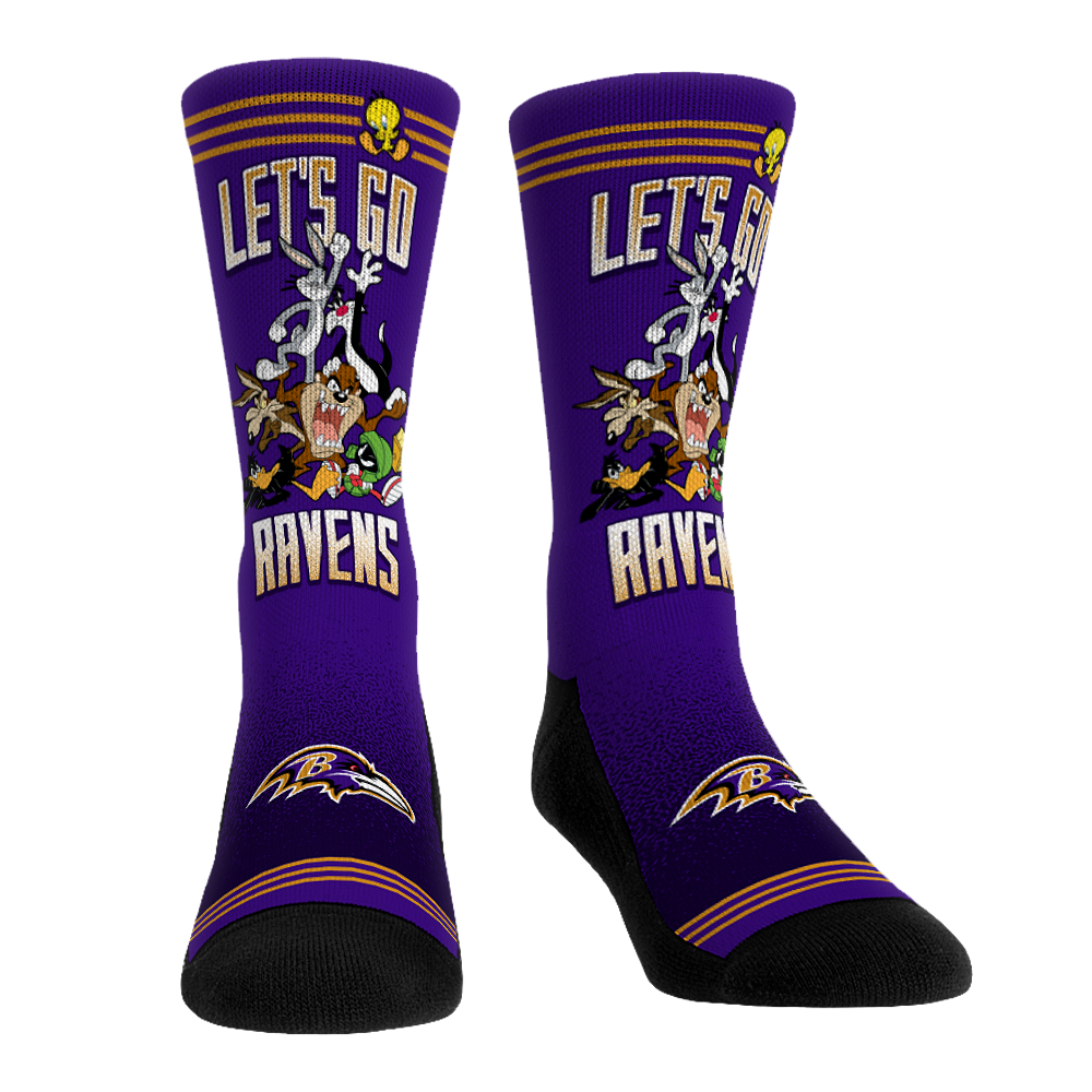 Rock 'Em Socks Rock 'Em Socks Baltimore Ravens - Looney Tunes - Team Pile Up — main product shot