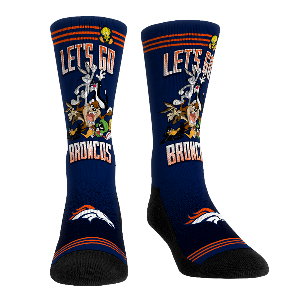 Rock 'Em Socks Rock 'Em Socks Denver Broncos - Looney Tunes - Team Pile Up — main product shot