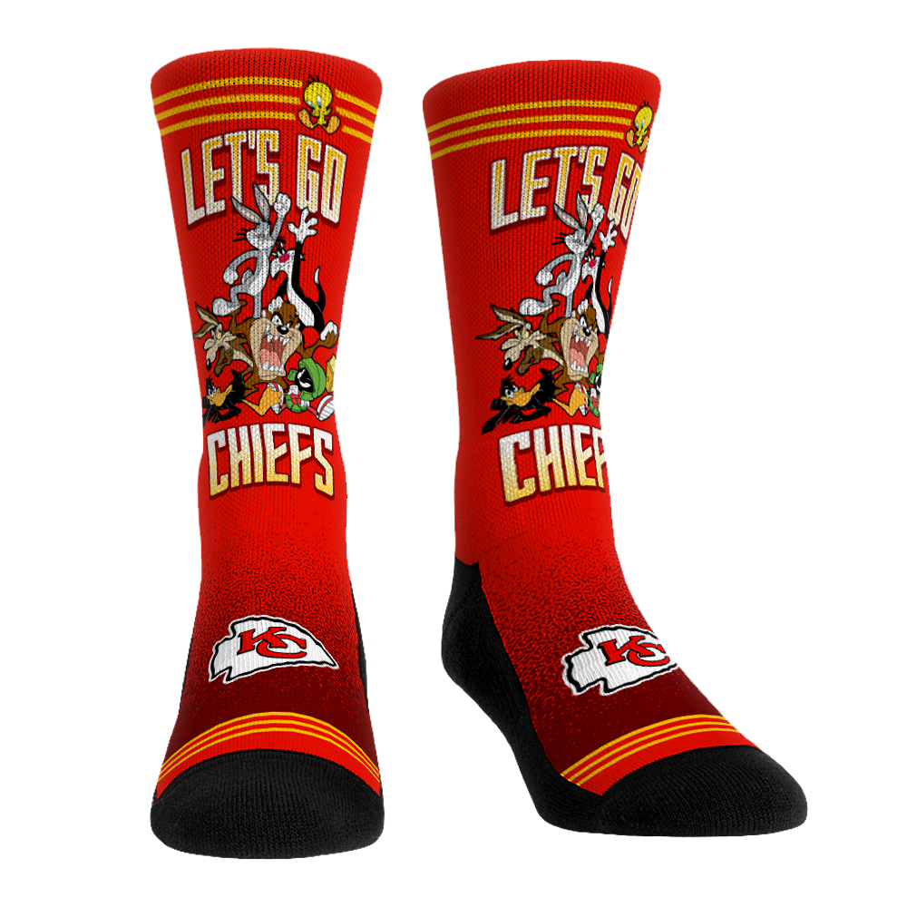 Rock 'Em Socks Rock 'Em Socks Kansas City Chiefs - Looney Tunes - Team Pile Up — main product shot