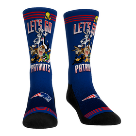 Rock 'Em Socks New England Patriots - Looney Tunes - Team Pile Up