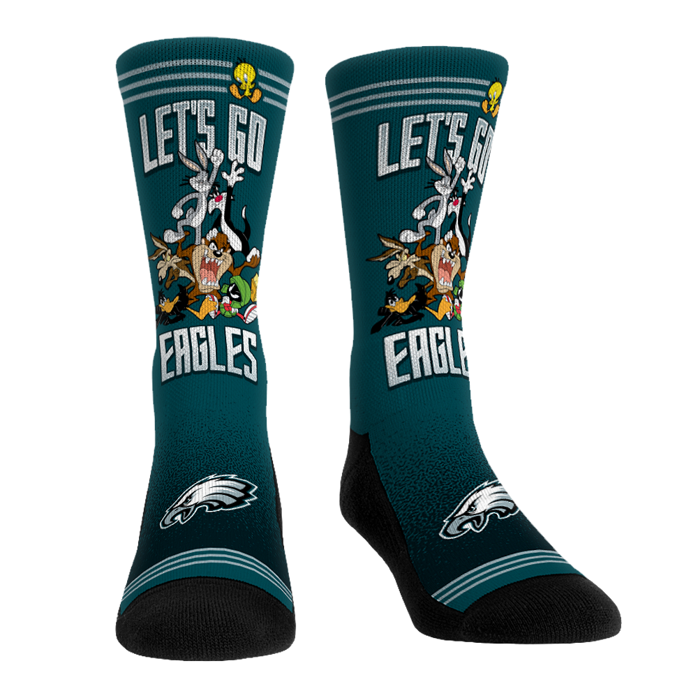 Rock 'Em Socks Rock 'Em Socks Philadelphia Eagles - Looney Tunes - Team Pile Up — main product shot