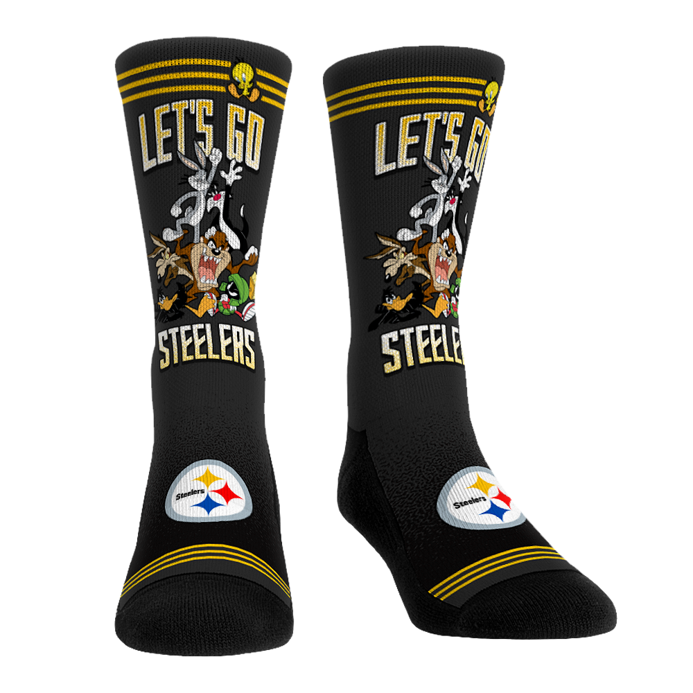 Rock 'Em Socks Rock 'Em Socks Pittsburgh Steelers - Looney Tunes - Team Pile Up — main product shot