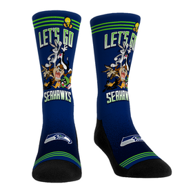 Rock 'Em Socks Seattle Seahawks - Looney Tunes - Team Pile Up
