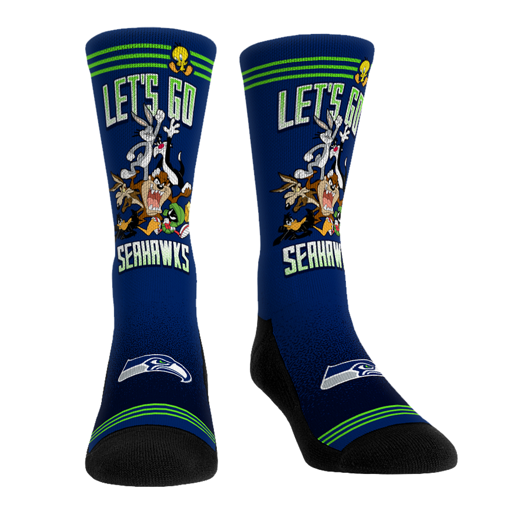 Rock 'Em Socks Rock 'Em Socks Seattle Seahawks - Looney Tunes - Team Pile Up — main product shot