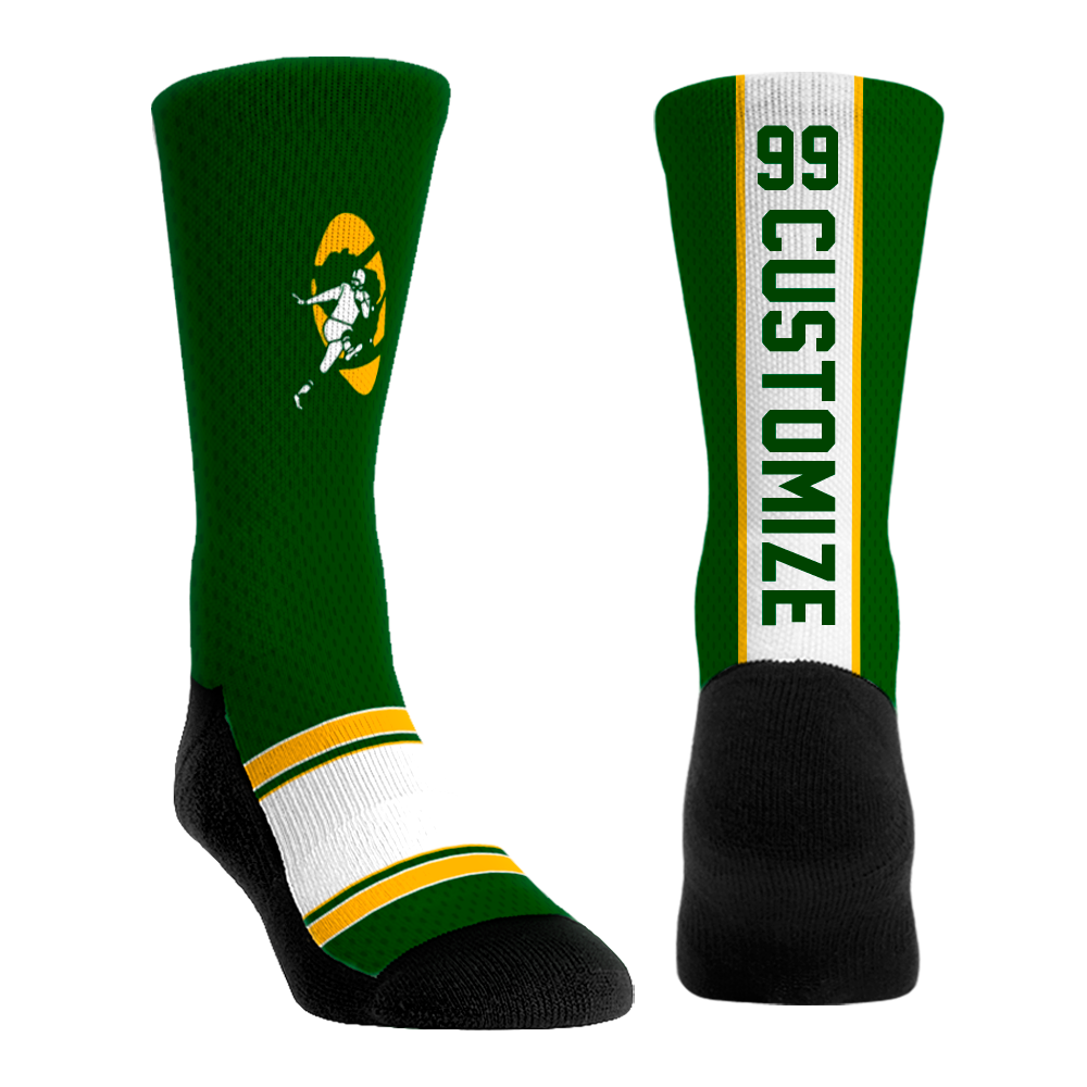 Rock 'Em Socks Rock 'Em Socks Green Bay Packers - Throwback Custom Jersey — main product shot