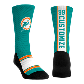 Rock 'Em Socks Miami Dolphins - Throwback Custom Jersey