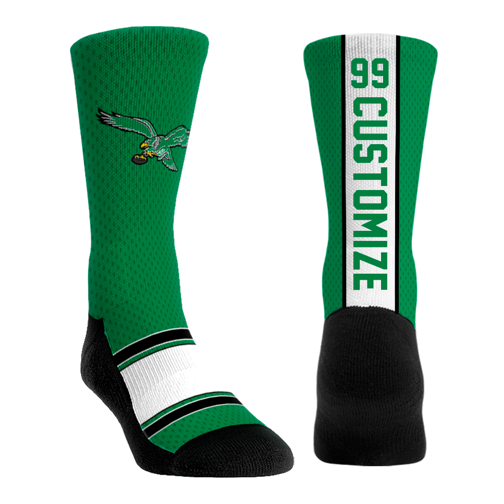 Rock 'Em Socks Rock 'Em Socks Philadelphia Eagles - Throwback Custom Jersey — main product shot