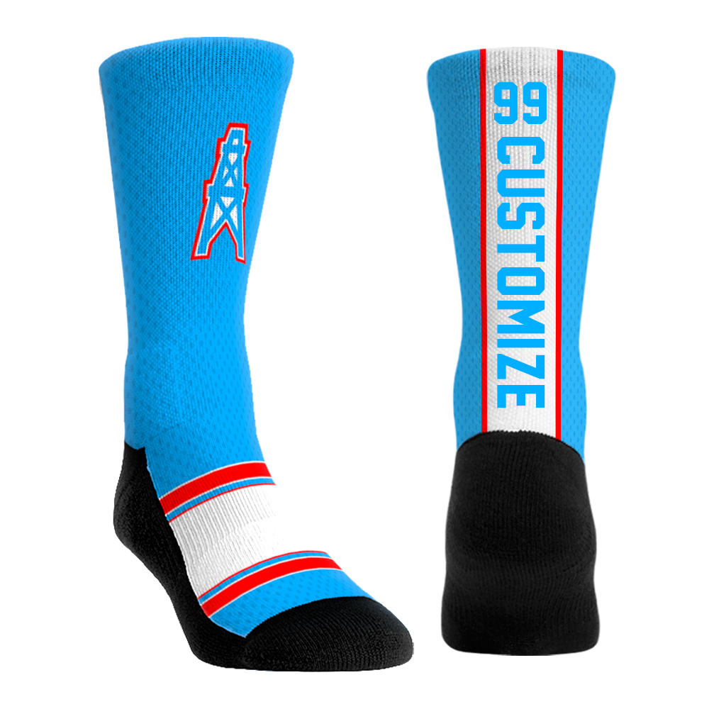Rock 'Em Socks Rock 'Em Socks Tennessee Titans - Throwback Custom Jersey — main product shot