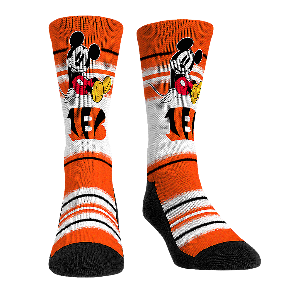 Rock 'Em Socks Rock 'Em Socks Cincinnati Bengals - Disney  - Sit Stripe — main product shot