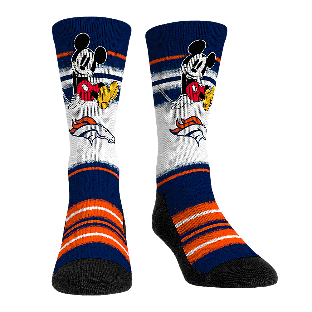 Rock 'Em Socks Rock 'Em Socks Denver Broncos - Disney  - Sit Stripe — main product shot