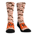 Rock 'Em Socks Rock 'Em Socks Joe Burrow - Cincinnati Bengals  - Face Repeat — main product shot