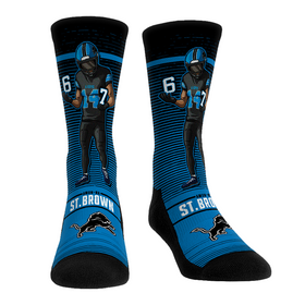 Rock 'Em Socks Amon-Ra St. Brown - Detroit Lions  - Six Seven