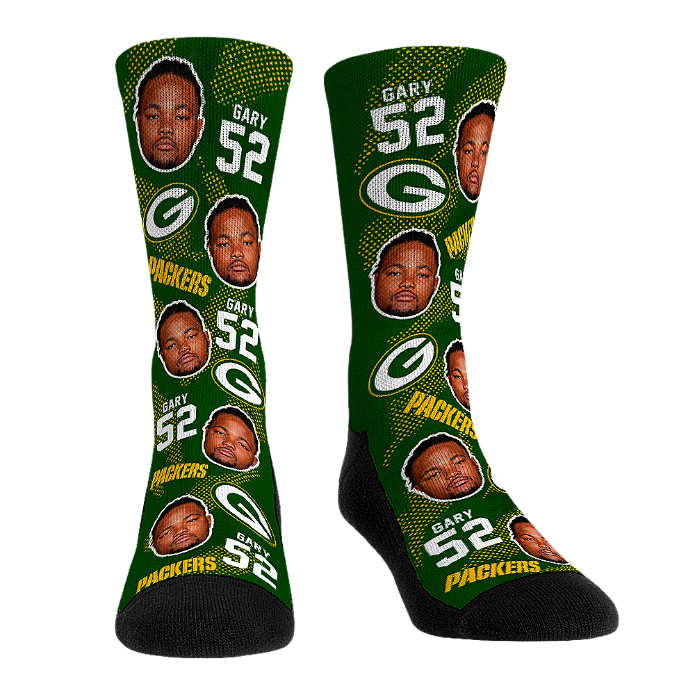 Rock 'Em Socks Rock 'Em Socks Rashan Gary - Green Bay Packers  - Football Guy — main product shot