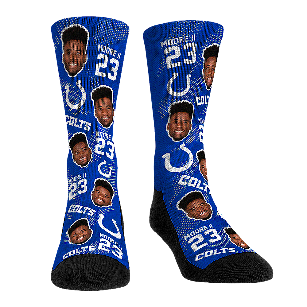 Rock 'Em Socks Kenny Moore II - Indianapolis Colts  - Football Guy — main product shot