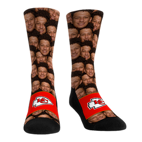 Rock 'Em Socks Patrick Mahomes - Kansas City Chiefs - Face Repeat
