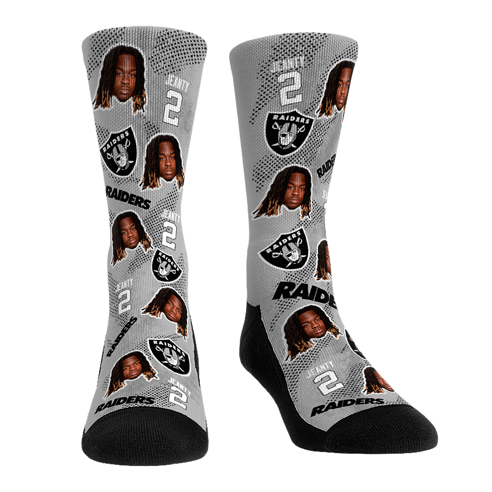 Rock 'Em Socks Ashton Jeanty - Las Vegas Raiders - Football Guy All-Over — main product shot