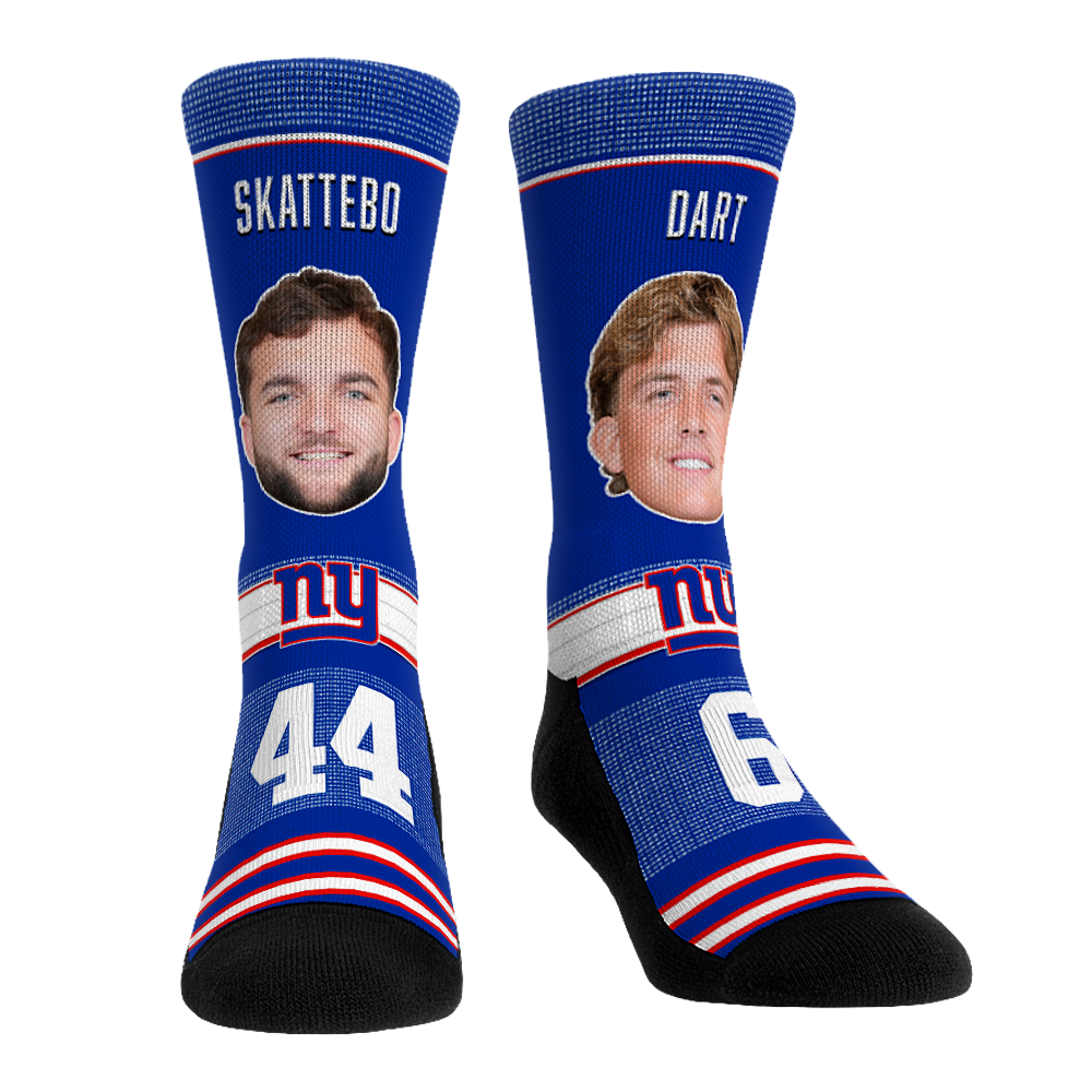 Rock 'Em Socks Cam Skattebo & Jaxson Dart - New York Giants - Teammates — main product shot