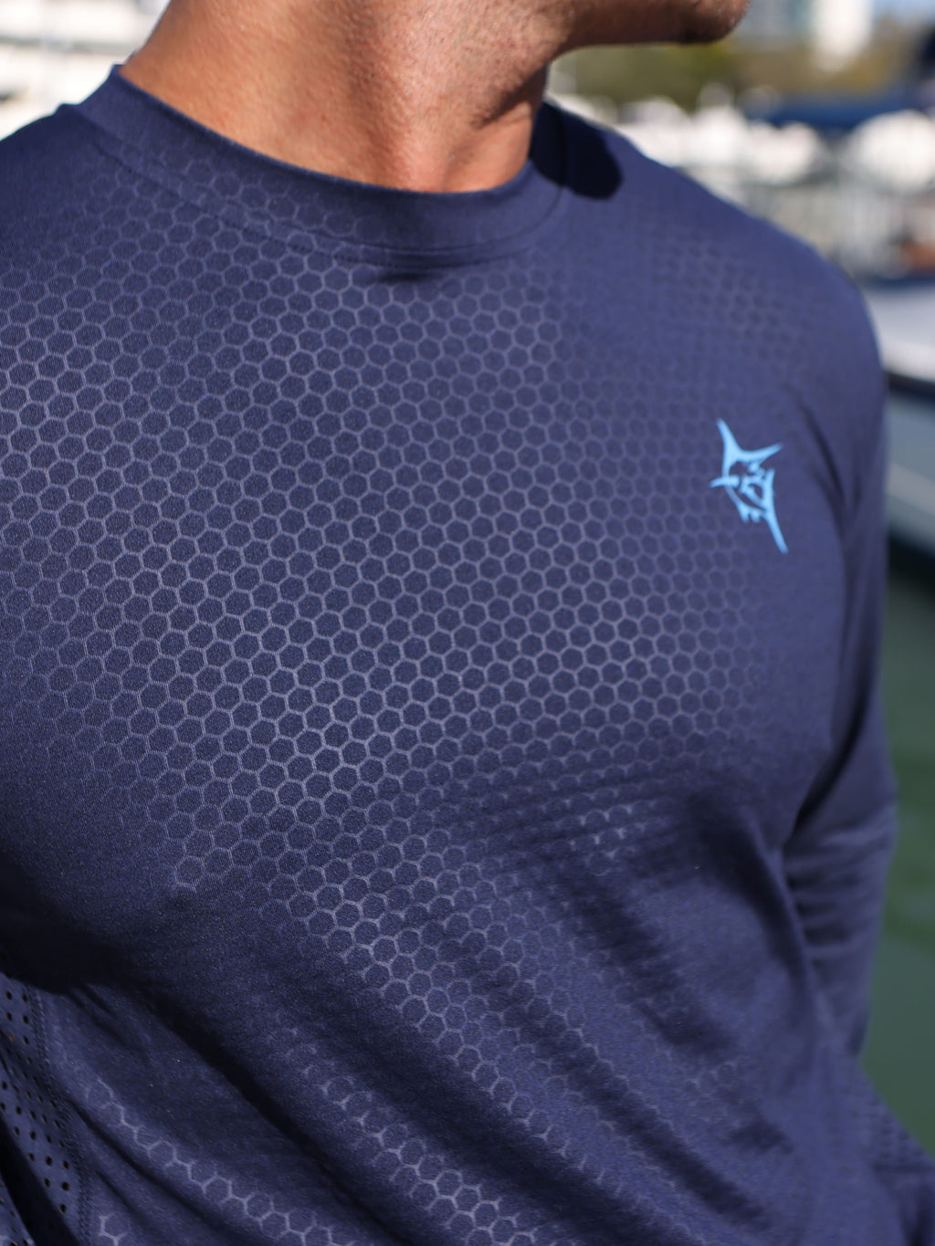 White Water Life NautiFlex Performance Tee — back view