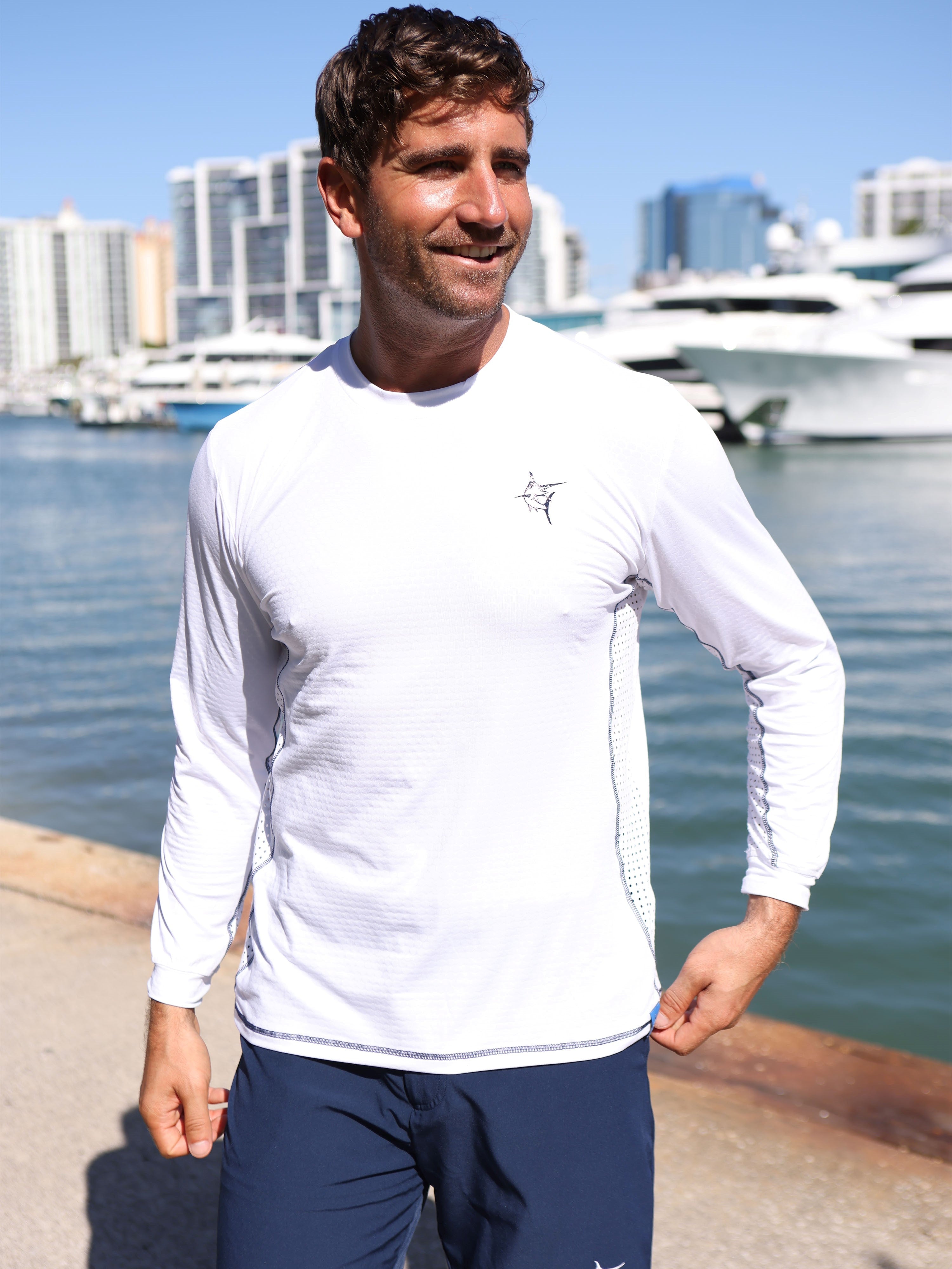 NautiFlex Performance Tee – White Water Life, view 5