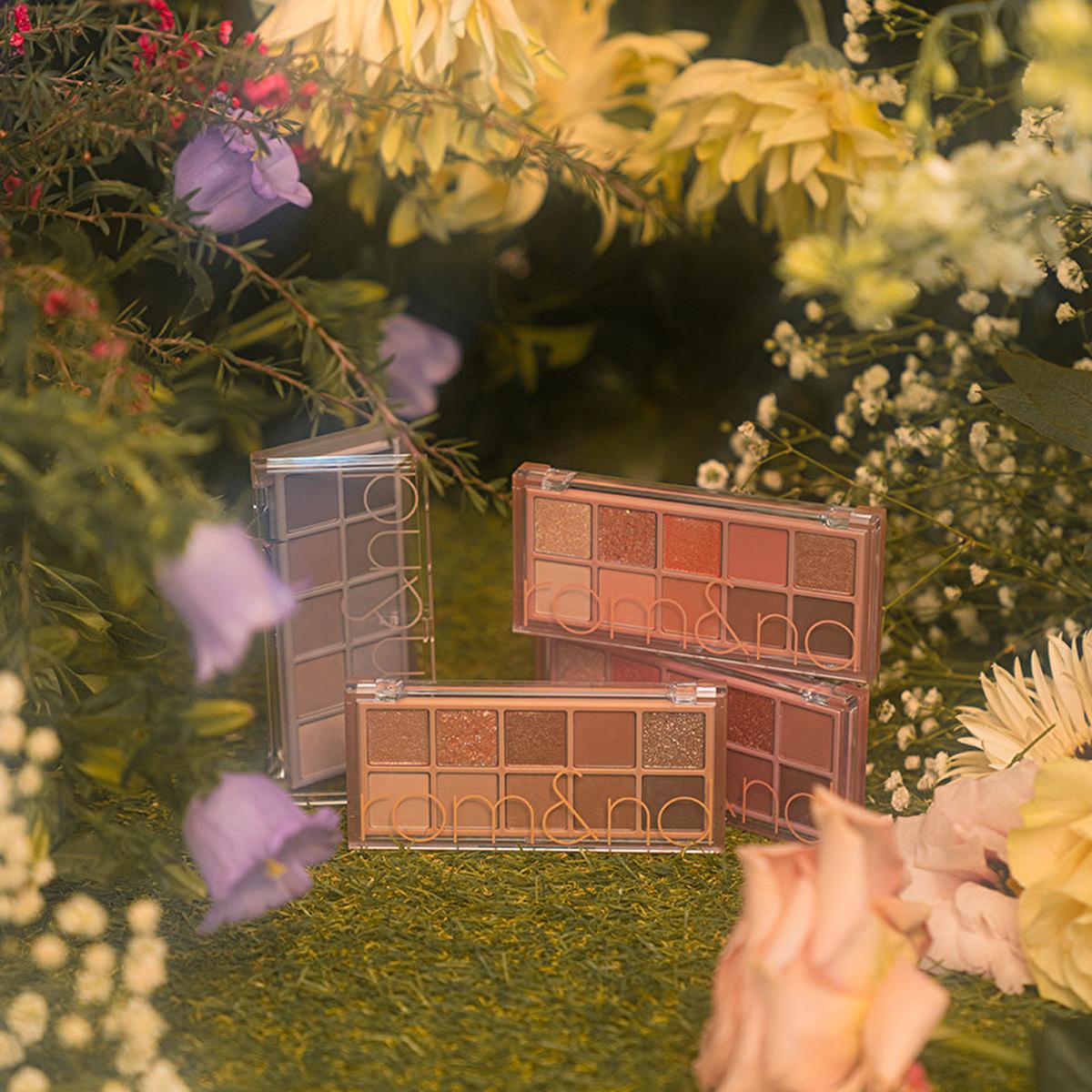 rom&nd Dreamy Lilac Garden Eyeshadow Palette: Create Stunning Eye Looks with Matte & Shimmer Shades, High Pigment Korean Eye Makeup