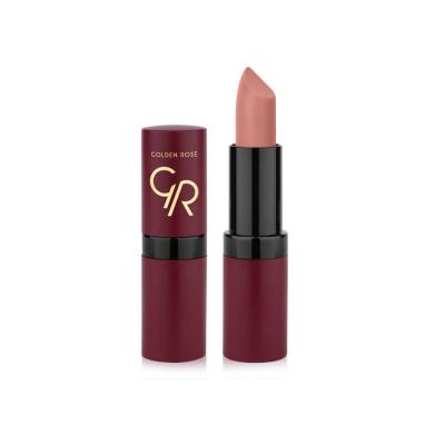 Golden Rose Velvet Matte Lipstick - Long-Lasting, Moisturizing, Paraben-Free Cosmetic for Fuller Lips