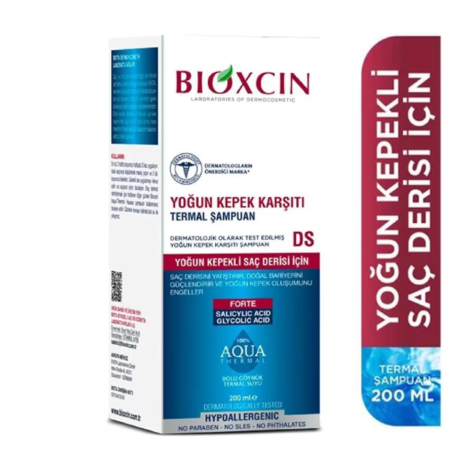Bioxcin Aqua Thermal Intensive Anti-Dandruff Shampoo DS 200 ml