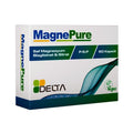 MagnePure Magnesium and Vitamin B6 Supplement - 60 Capsules for Muscle Function and Overall Wellness