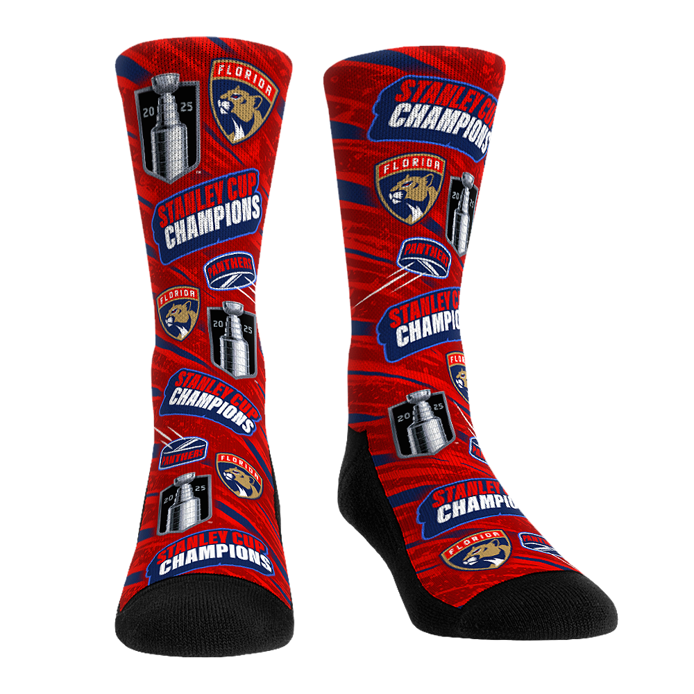 Rock 'Em Socks Florida Panthers - Stanley Cup 2025 Champs - All-Over — main product shot